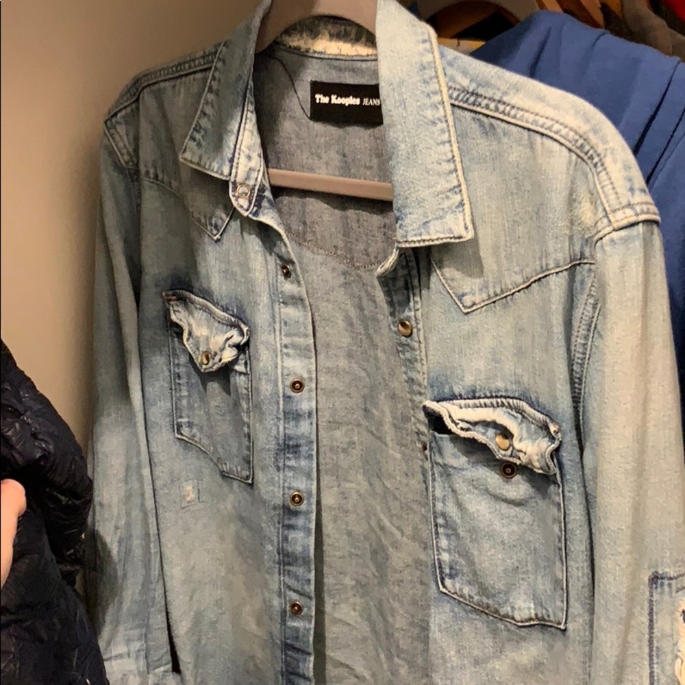 The Kooples denim jean jacket PERFECT CONDITION